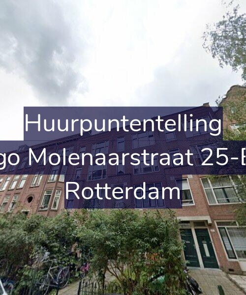 Foto gevel Huurpuntentelling voor Hugo Molenaarstraat 25-B03, Rotterdam