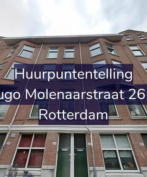 Foto gevel Huurpuntentelling voor Hugo Molenaarstraat 26-A, Rotterdam