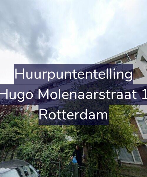 Foto gevel Huurpuntentelling voor Hugo Molenaarstraat 1, Rotterdam