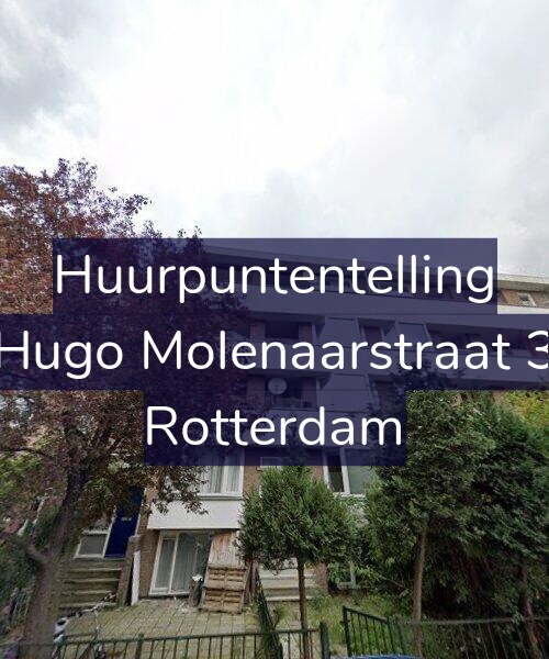 Foto gevel Huurpuntentelling voor Hugo Molenaarstraat 3, Rotterdam