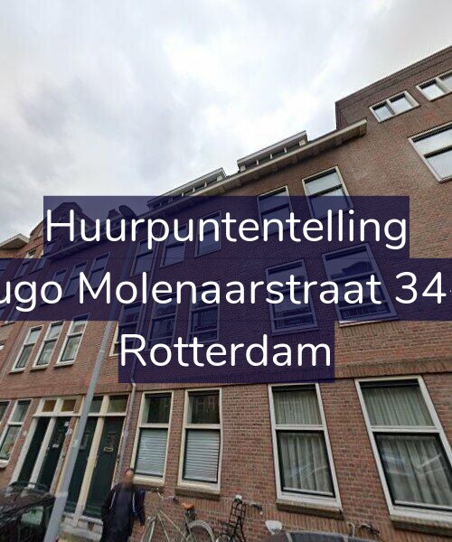 Foto gevel Huurpuntentelling voor Hugo Molenaarstraat 34-A, Rotterdam