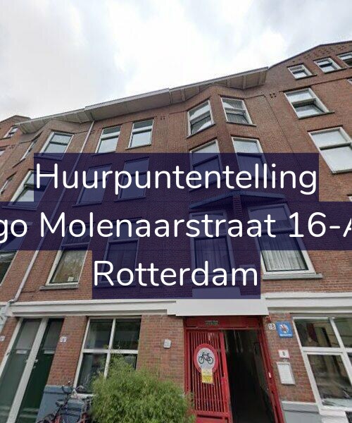 Foto gevel Huurpuntentelling voor Hugo Molenaarstraat 16-A03, Rotterdam