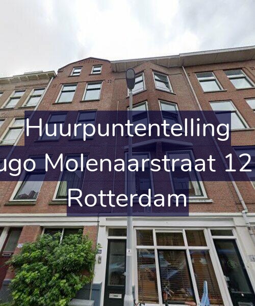 Foto gevel Huurpuntentelling voor Hugo Molenaarstraat 12-B, Rotterdam