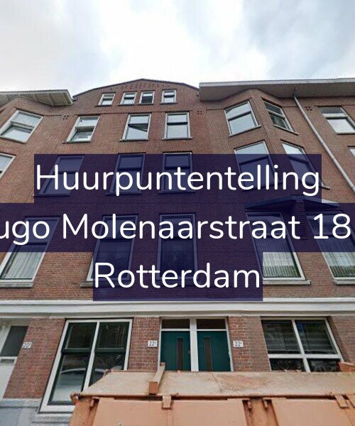 Foto gevel Huurpuntentelling voor Hugo Molenaarstraat 18-B, Rotterdam