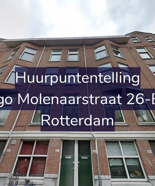 Foto gevel Huurpuntentelling voor Hugo Molenaarstraat 26-B03, Rotterdam