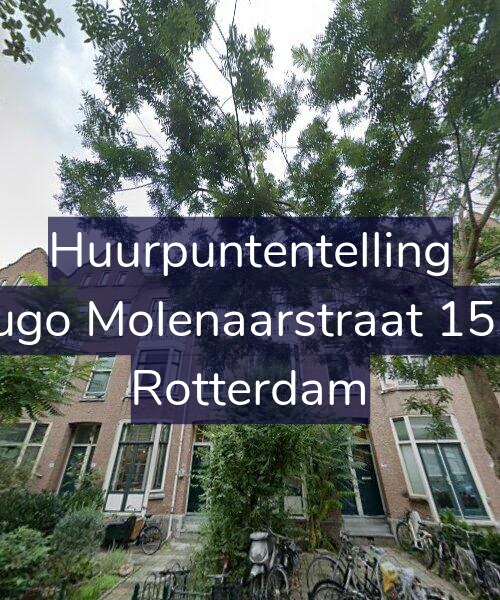 Foto gevel Huurpuntentelling voor Hugo Molenaarstraat 15-B, Rotterdam