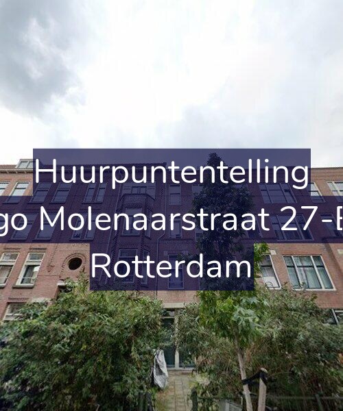 Foto gevel Huurpuntentelling voor Hugo Molenaarstraat 27-B03, Rotterdam