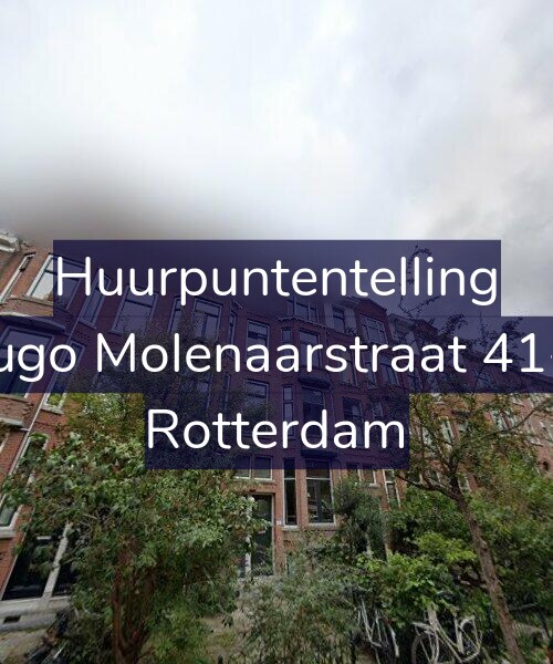 Foto gevel Huurpuntentelling voor Hugo Molenaarstraat 41-A, Rotterdam
