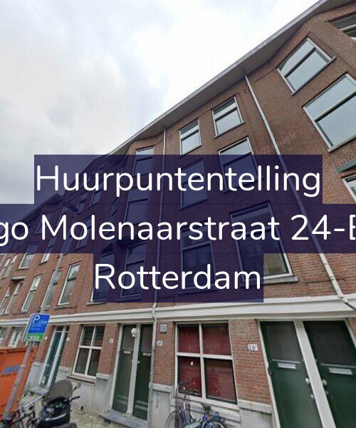 Foto gevel Huurpuntentelling voor Hugo Molenaarstraat 24-B02, Rotterdam