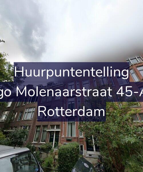 Foto gevel Huurpuntentelling voor Hugo Molenaarstraat 45-A01, Rotterdam