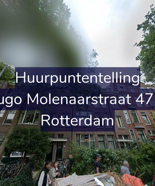 Foto gevel Huurpuntentelling voor Hugo Molenaarstraat 47-B, Rotterdam