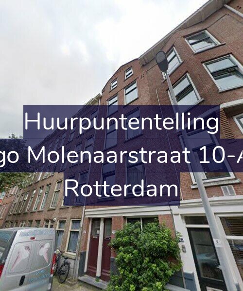Foto gevel Huurpuntentelling voor Hugo Molenaarstraat 10-A02, Rotterdam