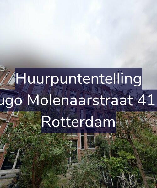Foto gevel Huurpuntentelling voor Hugo Molenaarstraat 41-B, Rotterdam