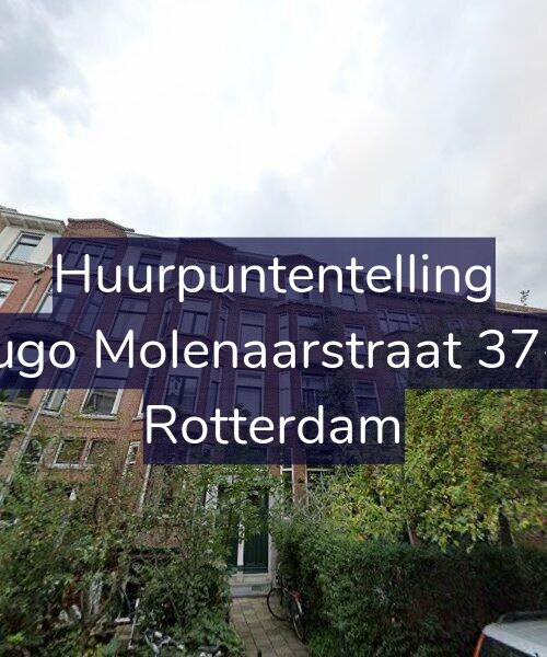 Foto gevel Huurpuntentelling voor Hugo Molenaarstraat 37-A, Rotterdam