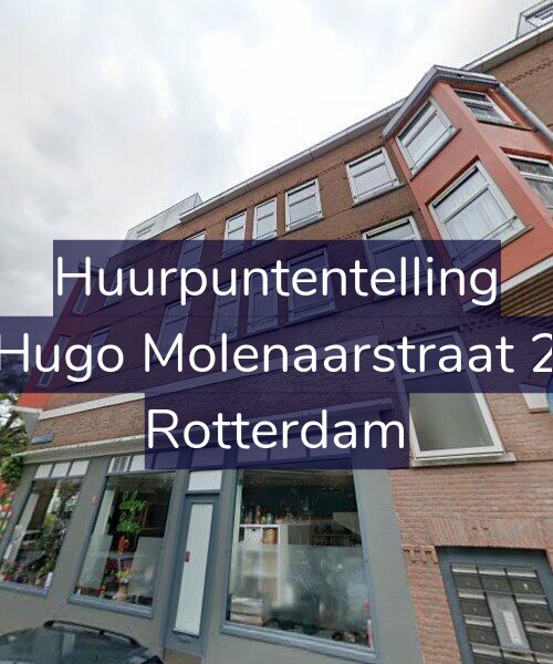 Foto gevel Huurpuntentelling voor Hugo Molenaarstraat 2, Rotterdam