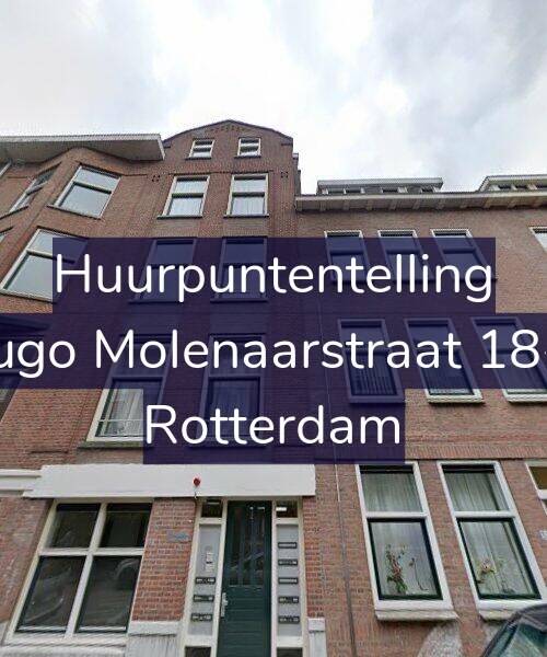 Foto gevel Huurpuntentelling voor Hugo Molenaarstraat 18-A, Rotterdam
