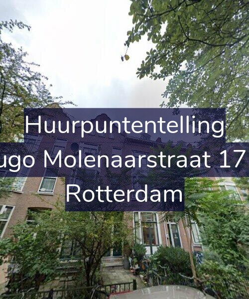 Foto gevel Huurpuntentelling voor Hugo Molenaarstraat 17-B, Rotterdam
