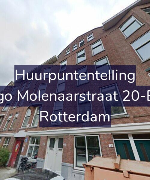 Foto gevel Huurpuntentelling voor Hugo Molenaarstraat 20-B02, Rotterdam