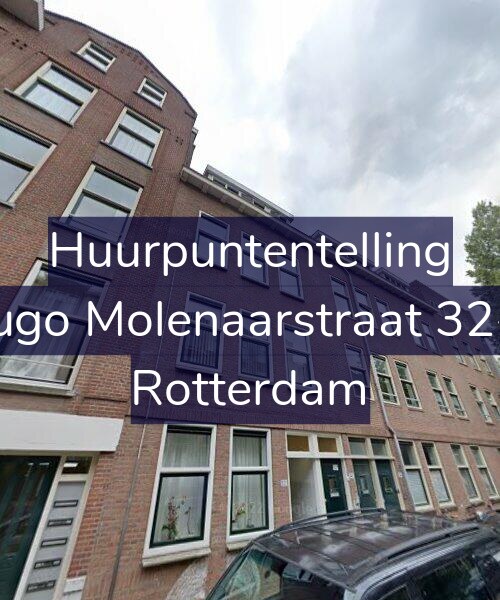 Foto gevel Huurpuntentelling voor Hugo Molenaarstraat 32-A, Rotterdam