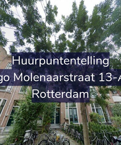 Foto gevel Huurpuntentelling voor Hugo Molenaarstraat 13-A01, Rotterdam