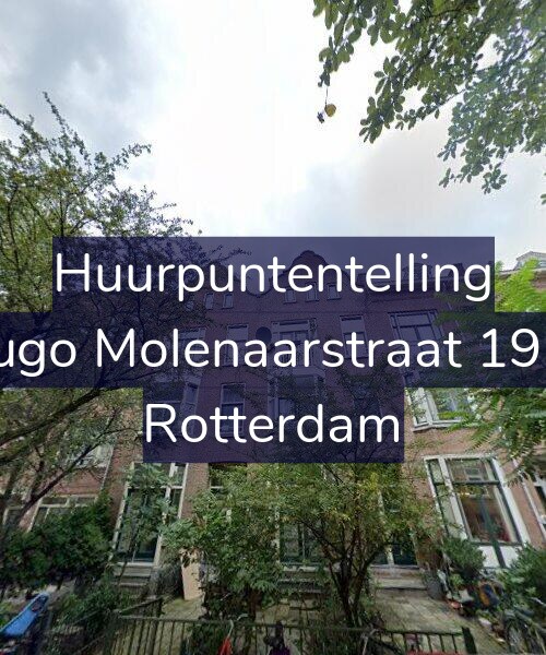 Foto gevel Huurpuntentelling voor Hugo Molenaarstraat 19-B, Rotterdam