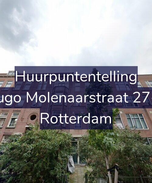 Foto gevel Huurpuntentelling voor Hugo Molenaarstraat 27-A, Rotterdam