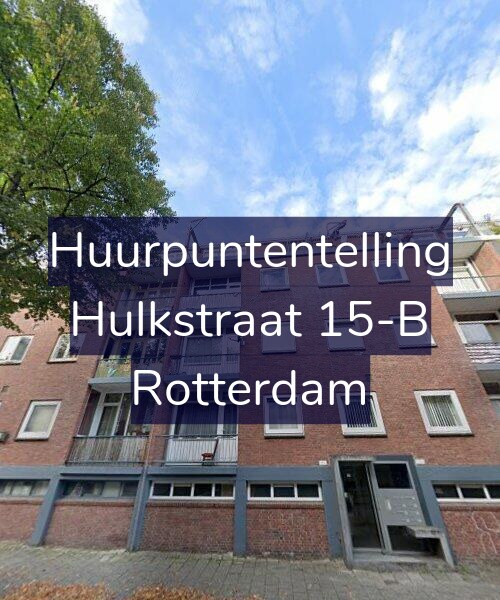 Foto gevel Huurpuntentelling voor Hulkstraat 15-B, Rotterdam