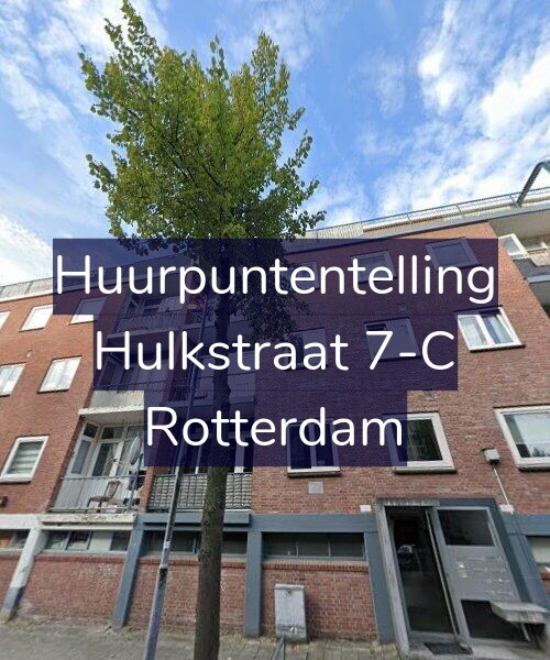 Foto gevel Huurpuntentelling voor Hulkstraat 7-C, Rotterdam