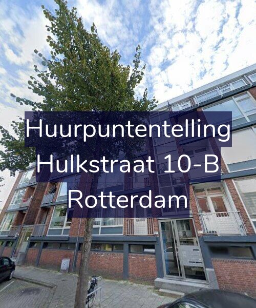 Foto gevel Huurpuntentelling voor Hulkstraat 10-B, Rotterdam