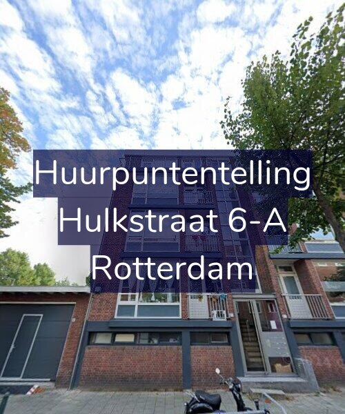 Foto gevel Huurpuntentelling voor Hulkstraat 6-A, Rotterdam