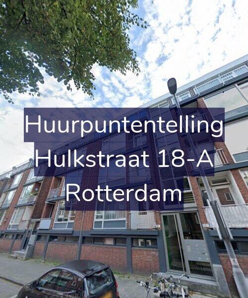 Foto gevel Huurpuntentelling voor Hulkstraat 18-A, Rotterdam