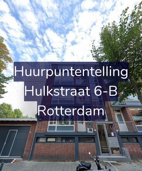 Foto gevel Huurpuntentelling voor Hulkstraat 6-B, Rotterdam