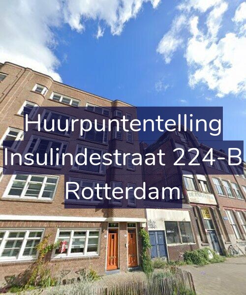 Foto gevel Huurpuntentelling voor Insulindestraat 224-B, Rotterdam