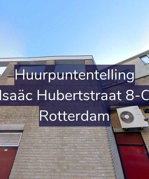 Foto gevel Huurpuntentelling voor Isaäc Hubertstraat 8-C, Rotterdam
