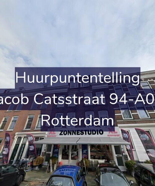 Foto gevel Huurpuntentelling voor Jacob Catsstraat 94-A03, Rotterdam