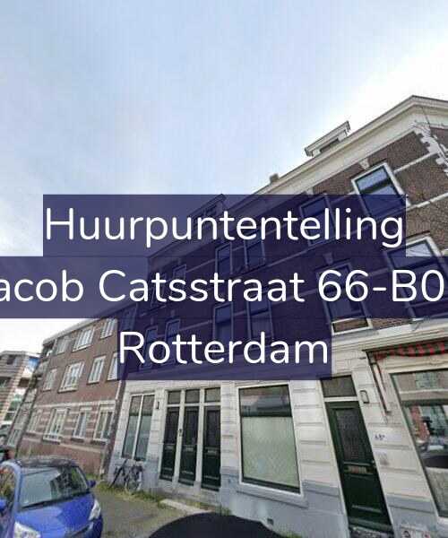 Foto gevel Huurpuntentelling voor Jacob Catsstraat 66-B02, Rotterdam