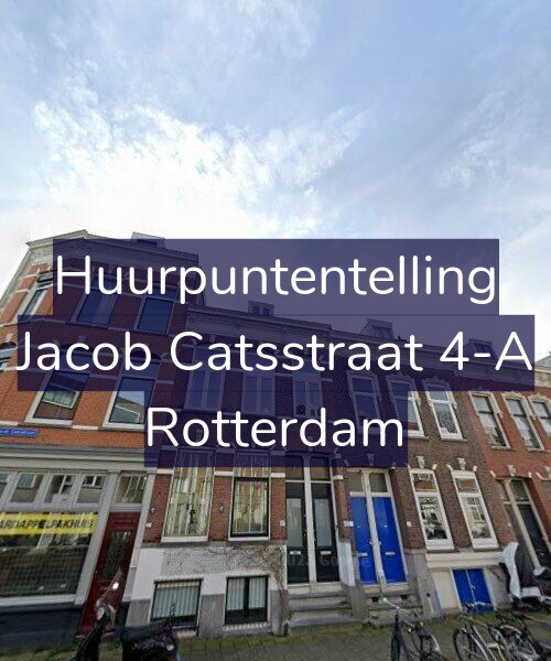 Foto gevel Huurpuntentelling voor Jacob Catsstraat 4-A, Rotterdam
