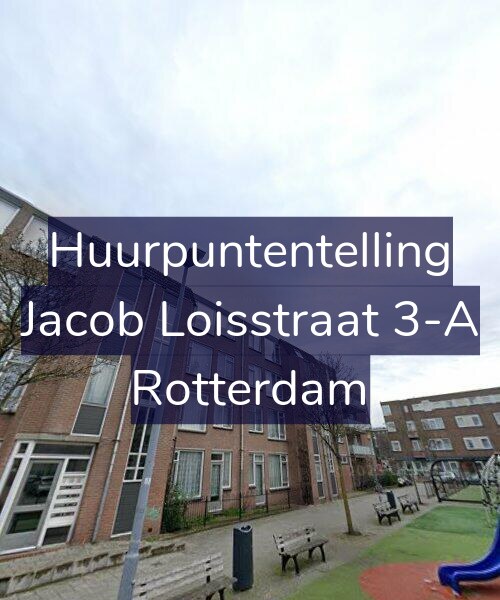 Foto gevel Huurpuntentelling voor Jacob Loisstraat 3-A, Rotterdam