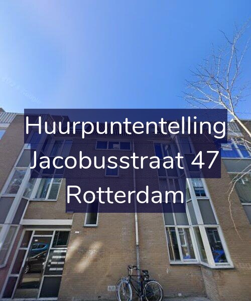 Foto gevel Huurpuntentelling voor Jacobusstraat 47, Rotterdam