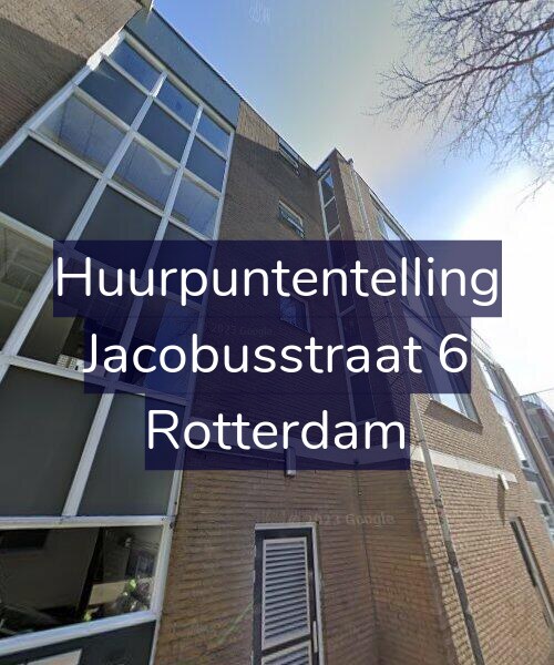 Foto gevel Huurpuntentelling voor Jacobusstraat 6, Rotterdam