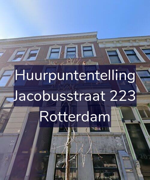 Foto gevel Huurpuntentelling voor Jacobusstraat 223, Rotterdam