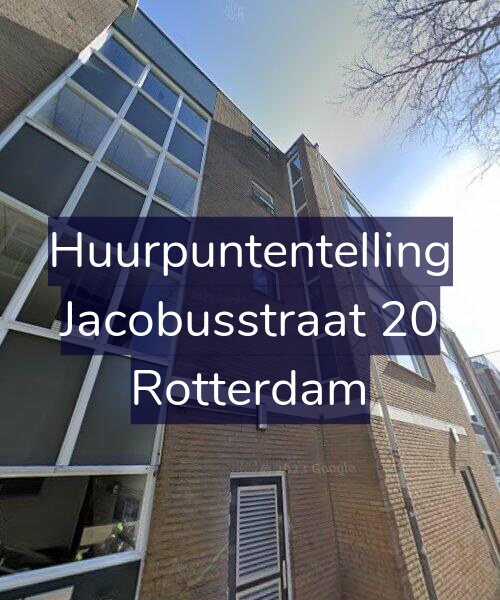 Foto gevel Huurpuntentelling voor Jacobusstraat 20, Rotterdam