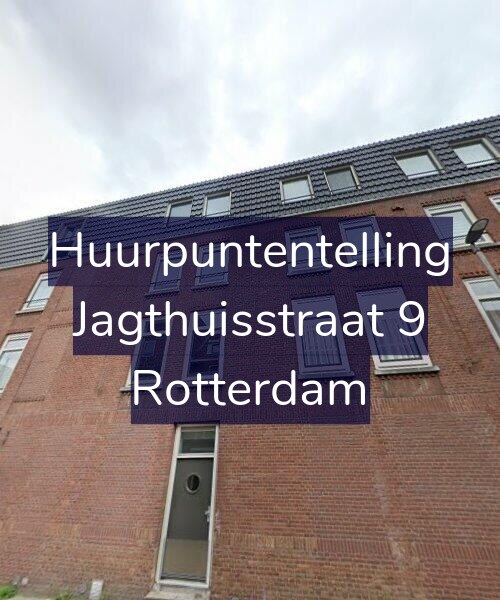 Foto gevel Huurpuntentelling voor Jagthuisstraat 9, Rotterdam