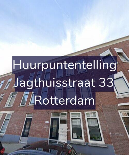 Foto gevel Huurpuntentelling voor Jagthuisstraat 33, Rotterdam