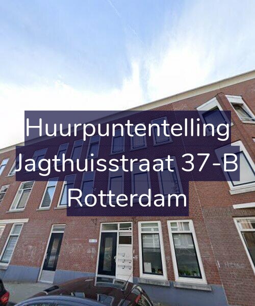 Foto gevel Huurpuntentelling voor Jagthuisstraat 37-B, Rotterdam