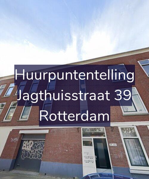 Foto gevel Huurpuntentelling voor Jagthuisstraat 39, Rotterdam