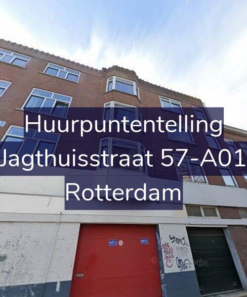 Foto gevel Huurpuntentelling voor Jagthuisstraat 57-A01, Rotterdam