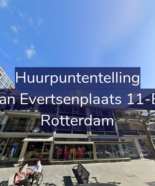 Foto gevel Huurpuntentelling voor Jan Evertsenplaats 11-B, Rotterdam