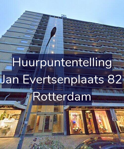 Foto gevel Huurpuntentelling voor Jan Evertsenplaats 82, Rotterdam