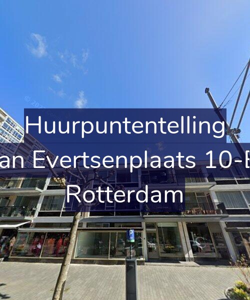 Foto gevel Huurpuntentelling voor Jan Evertsenplaats 10-B, Rotterdam